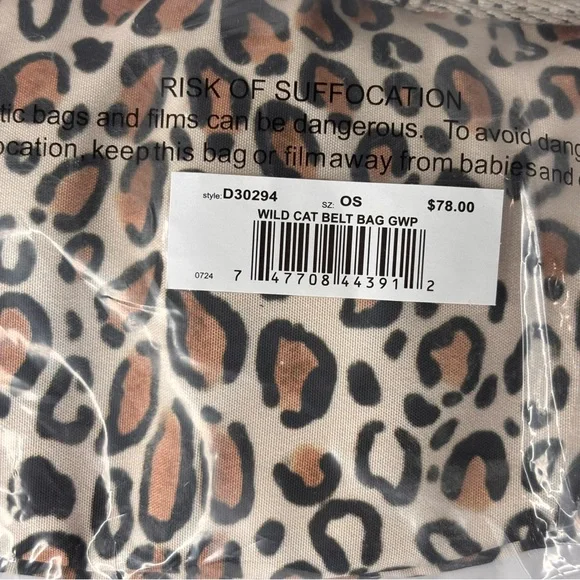 NEW BRIGHTON Wild Cat Leopard Crossbody Belt Bag Fanny Back Casual Sporty - Picture 3 of 6